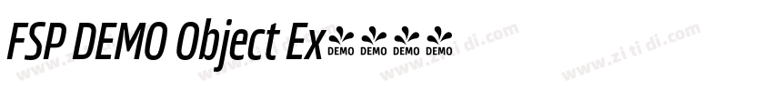 FSP DEMO Object Ex字体转换 FSP DEMO Object Ex字体转换